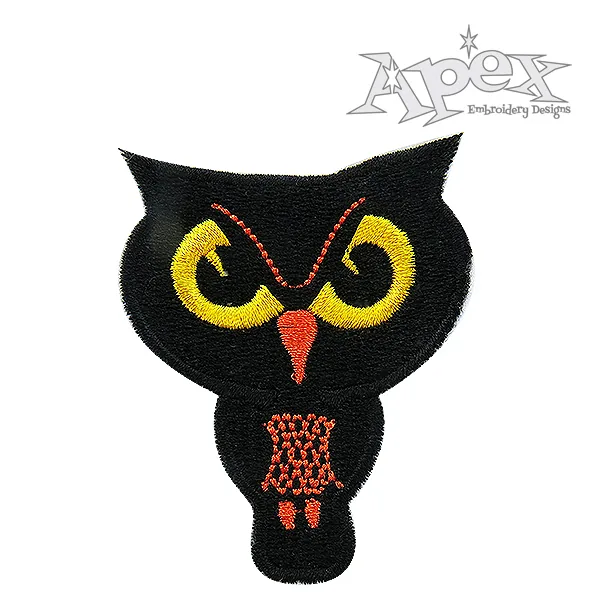 Halloween Owl Embroidery Designs 