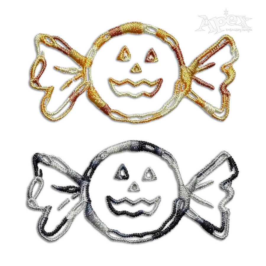Halloween Pumpkin Candy Machine Embroidery Design All
