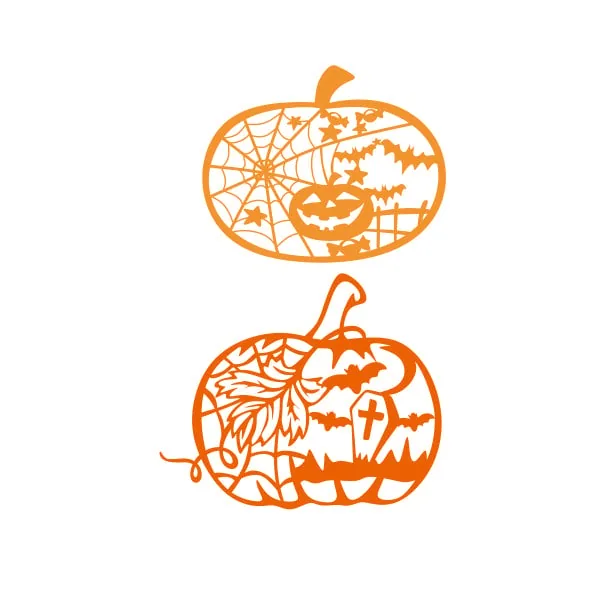 Halloween Pumpkin SVG Cuttable Design