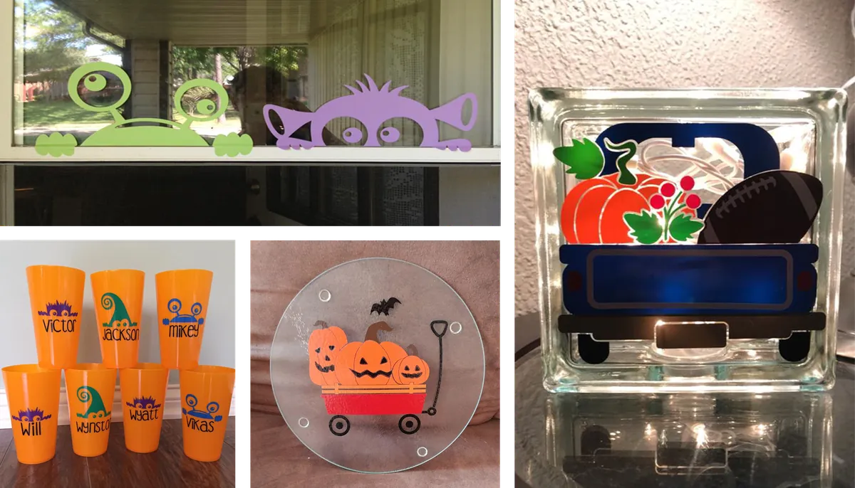 Halloween SVG Projects - Acrylic and Glass Designs