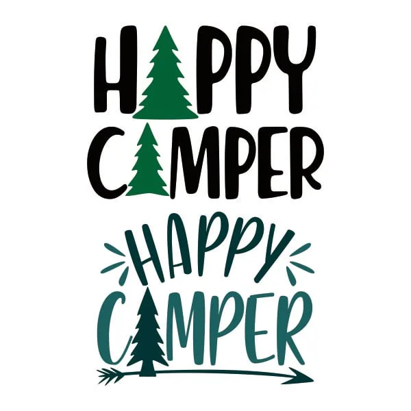 Happy Camper SVG Cuttable Design