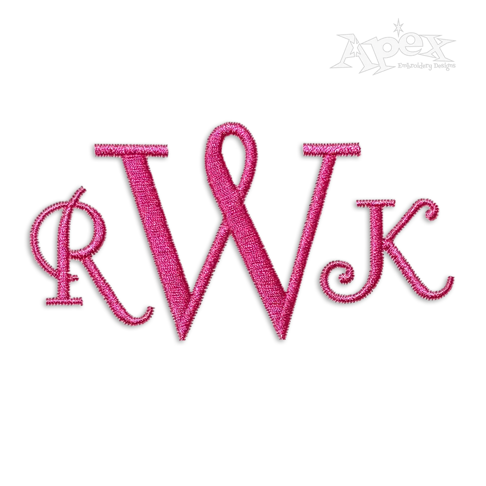 Harris Machine Embroidery Fonts by Apex