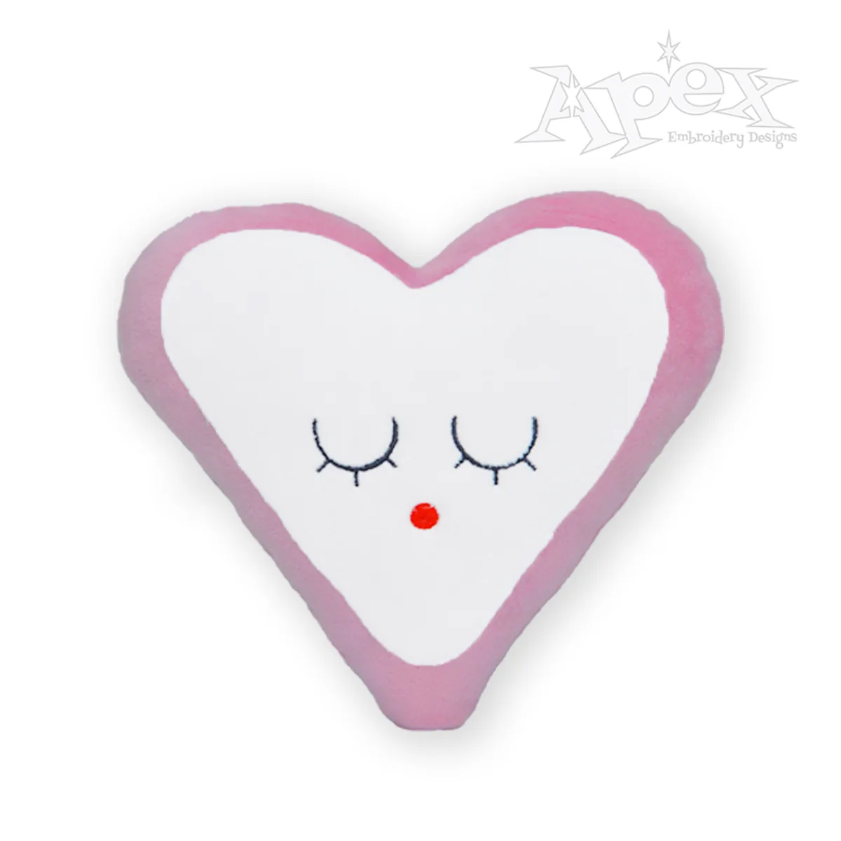 Heart Stuffie ITH Embroidery Design