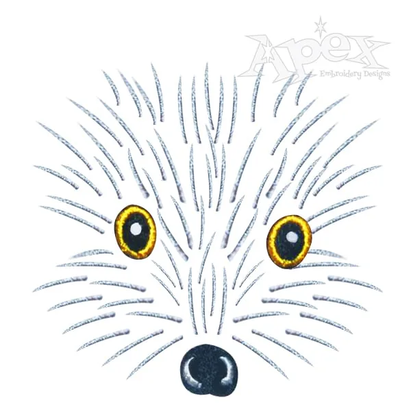 Hedgehog Embroidery Design