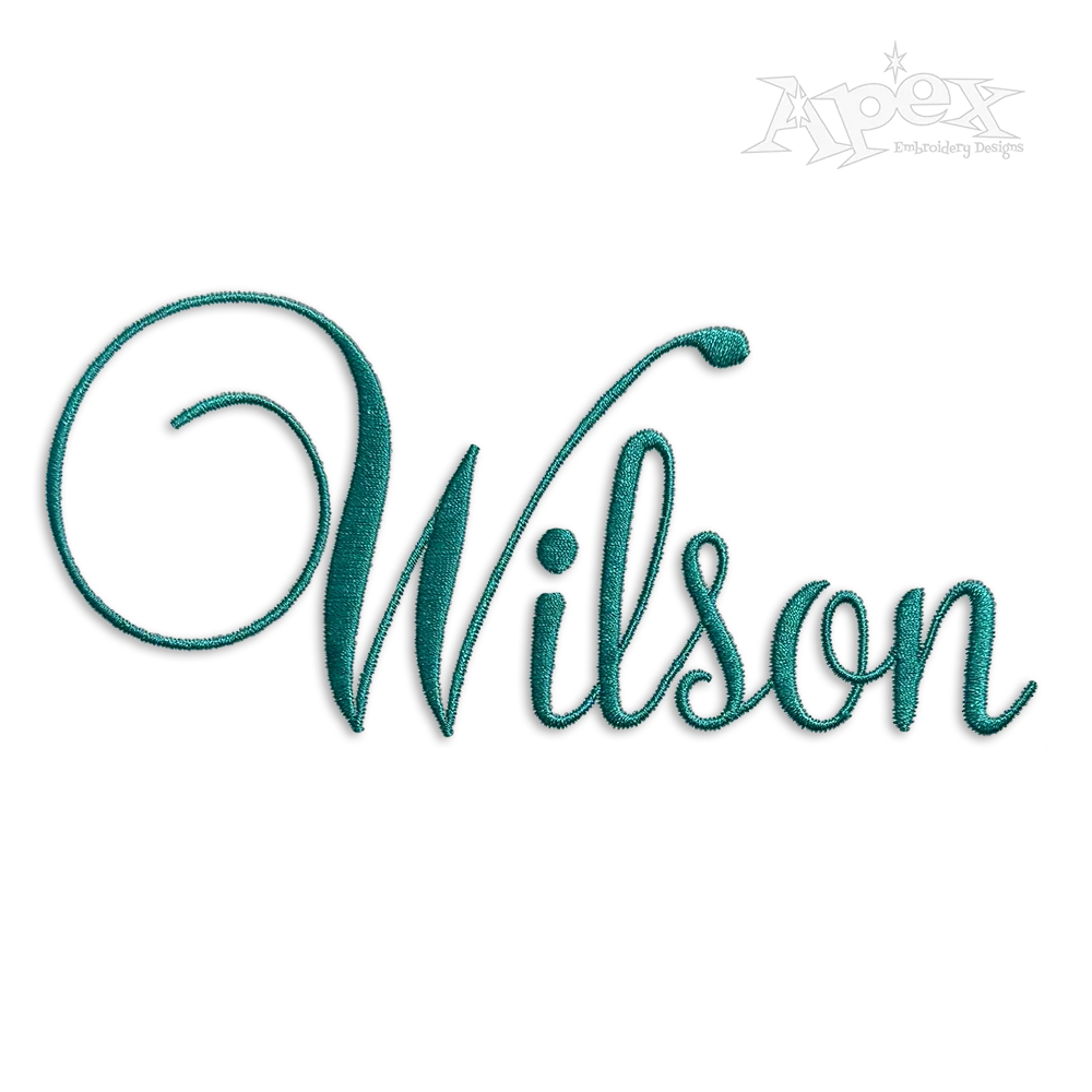 Heirloom Fancy Machine Embroidery Font - Apex