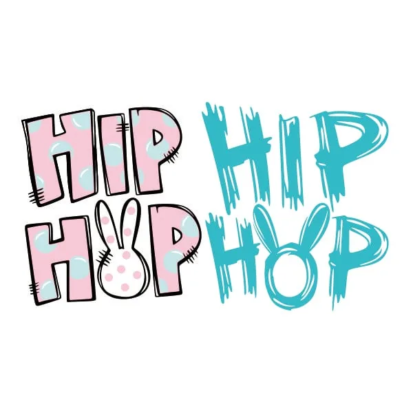 Hip Hop Bunny SVG Cuttable Design