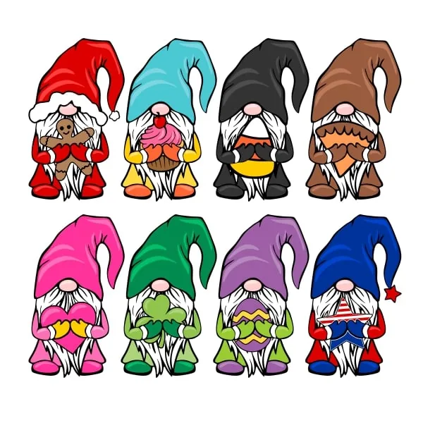 Farmhouse Gnome SVG Cuttable Design