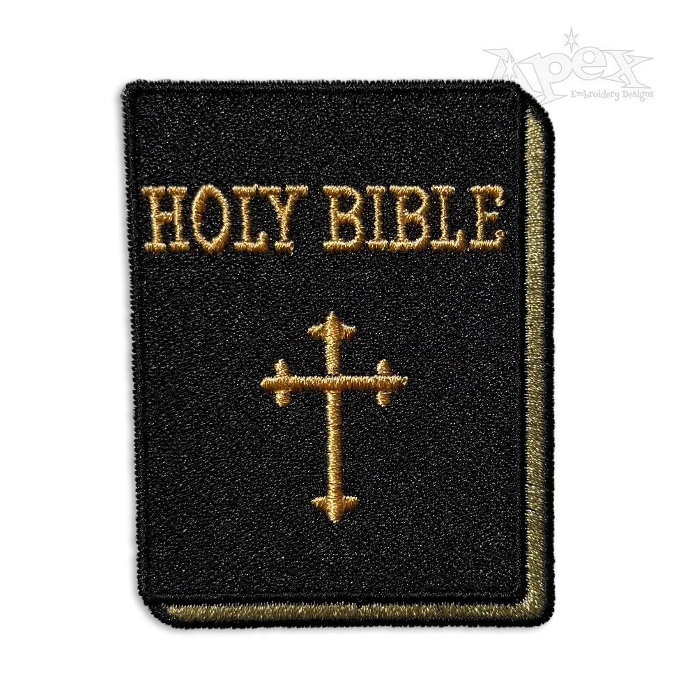 Holy Bible Embroidery Design