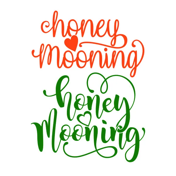 Honey Mooning SVG Cuttable Design