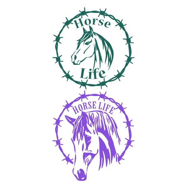 Horse Life SVG Cuttable Design