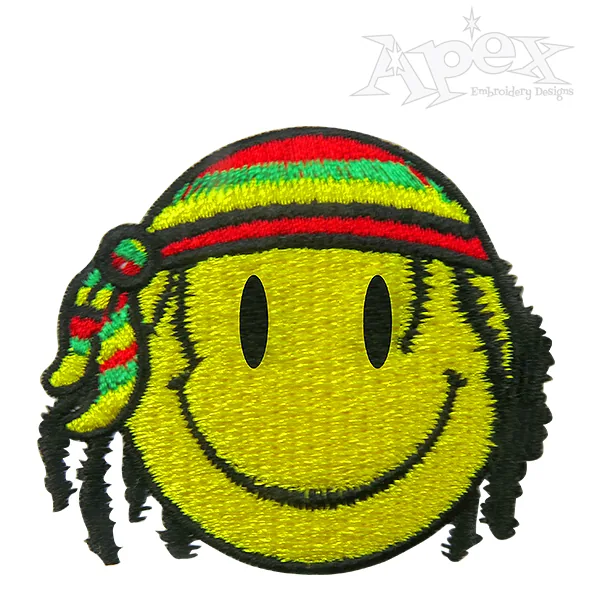 Jamaica Rasta Embroidery Design