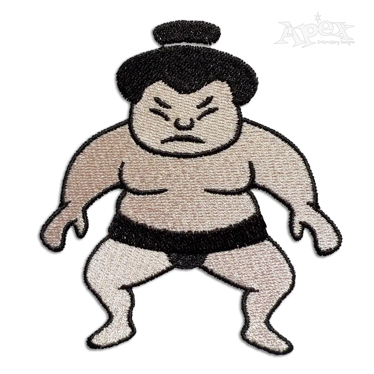 Japan Japanese Sumo Machine Embroidery Design