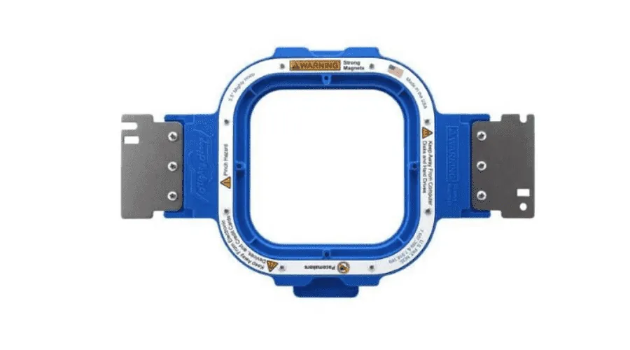 Jeans pocket shaping frame in embroidery