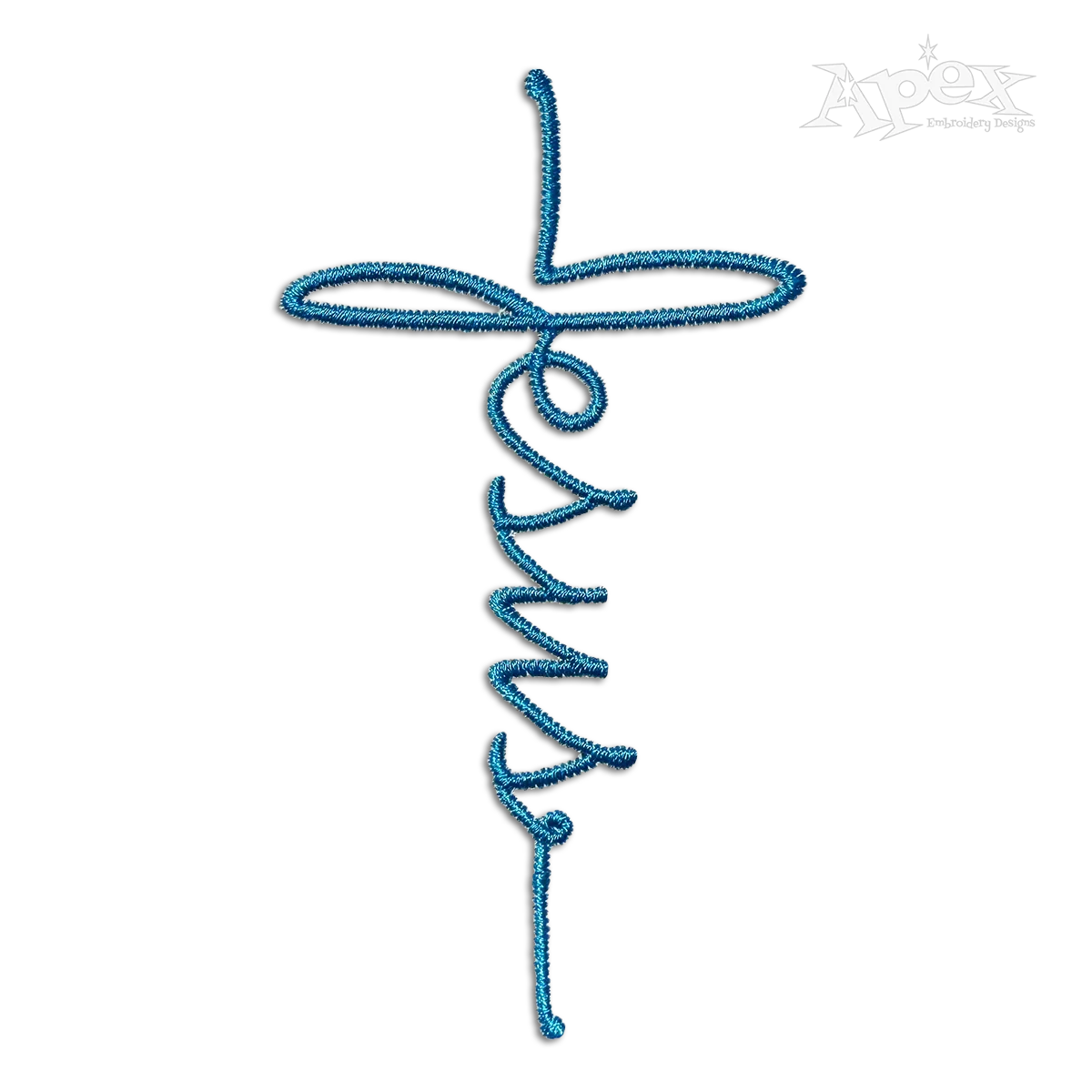 Jesus Cross Chruch Christian Religious Machine Embroidery Design