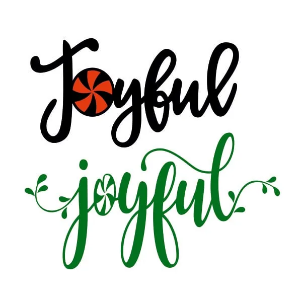 Joyful Pack SVG Cuttable Design