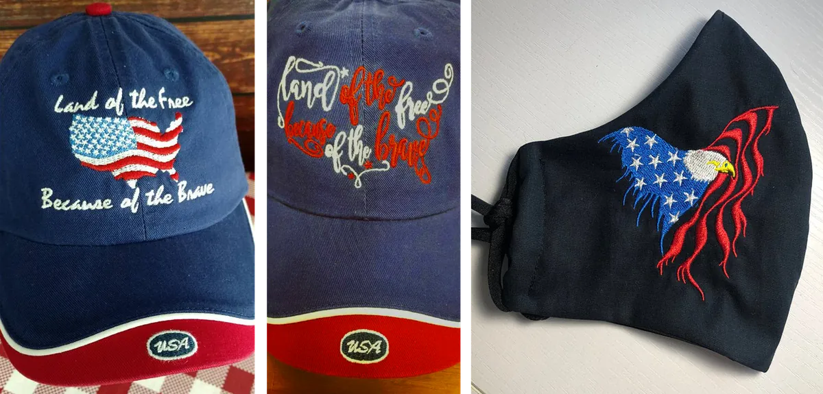 July 4th Embroidery Projects