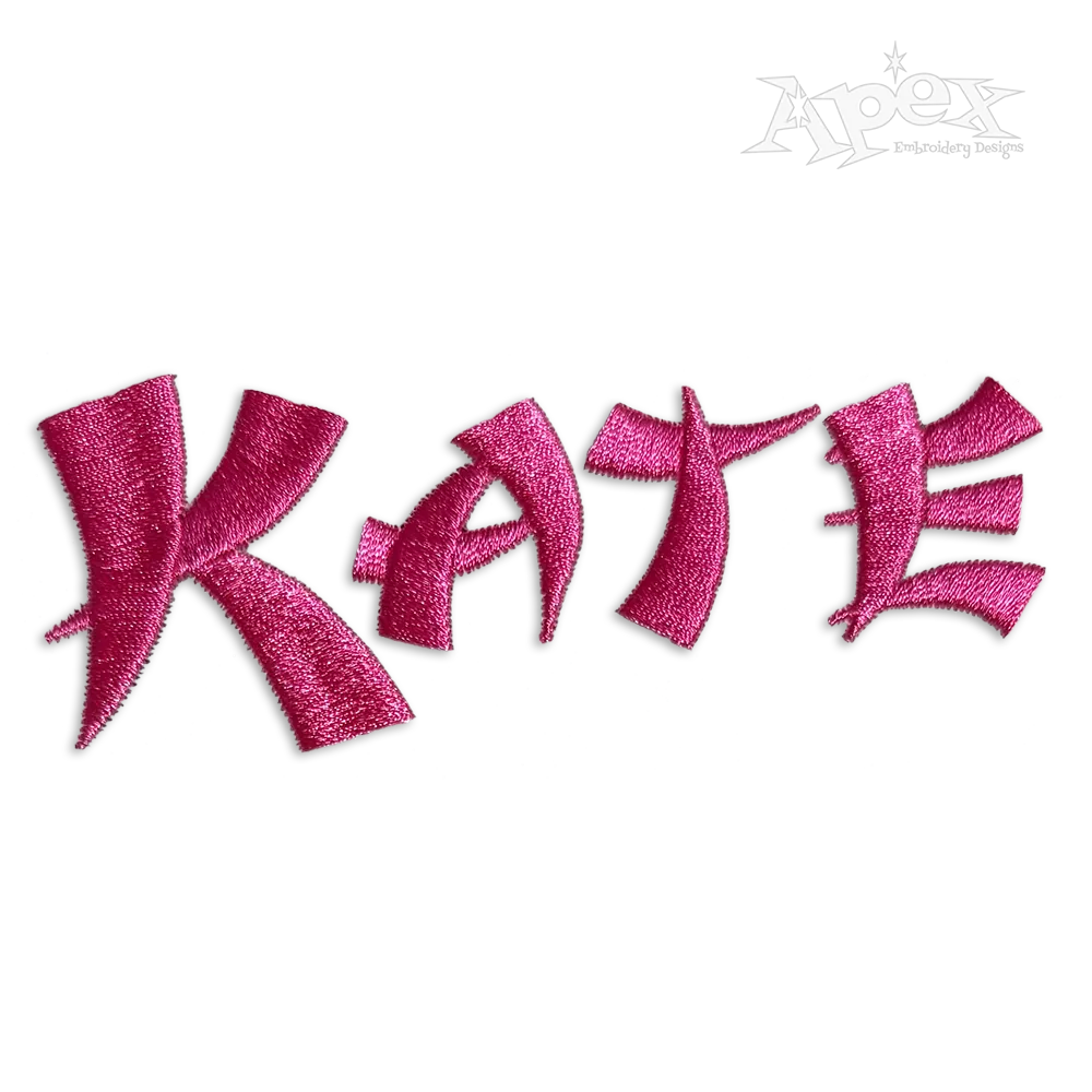 Karate Machine Embroidery Font Designs By Apex