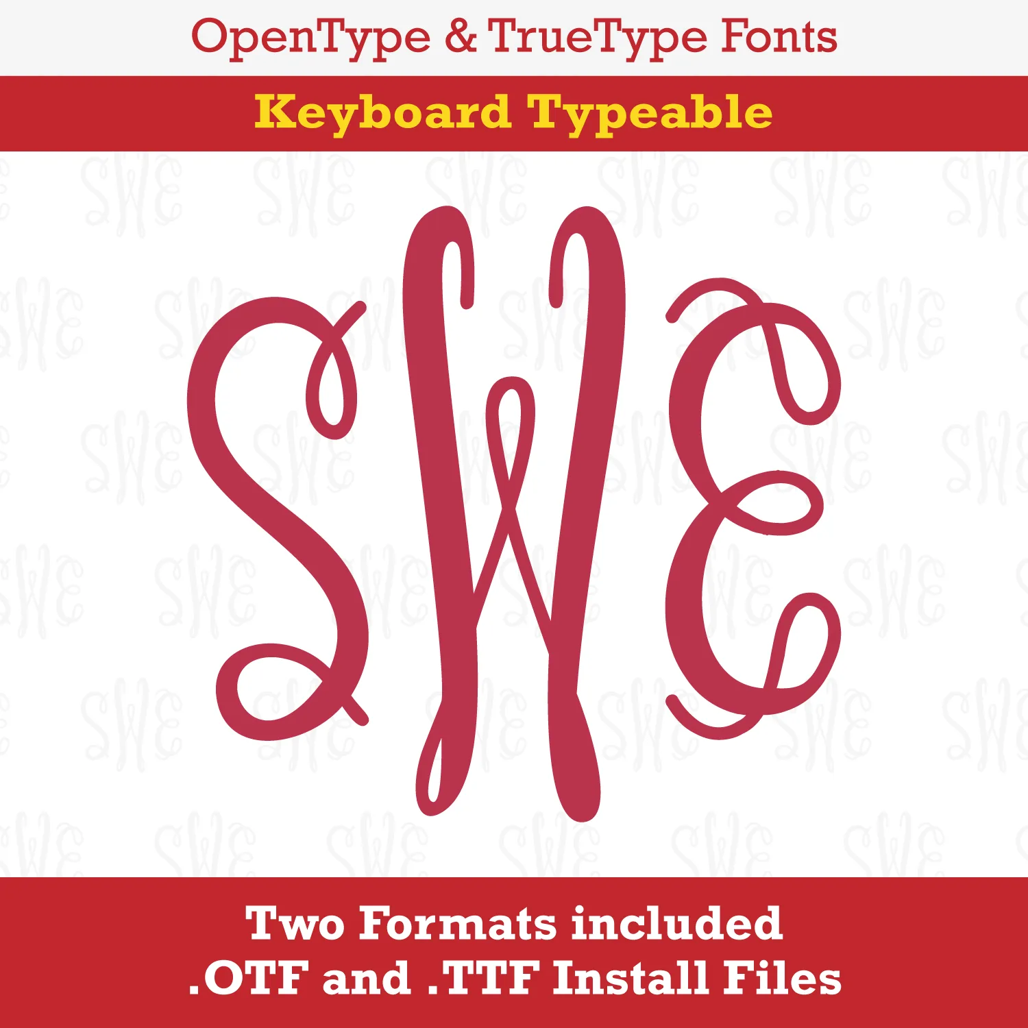 Keepsake Monogram TrueType Font