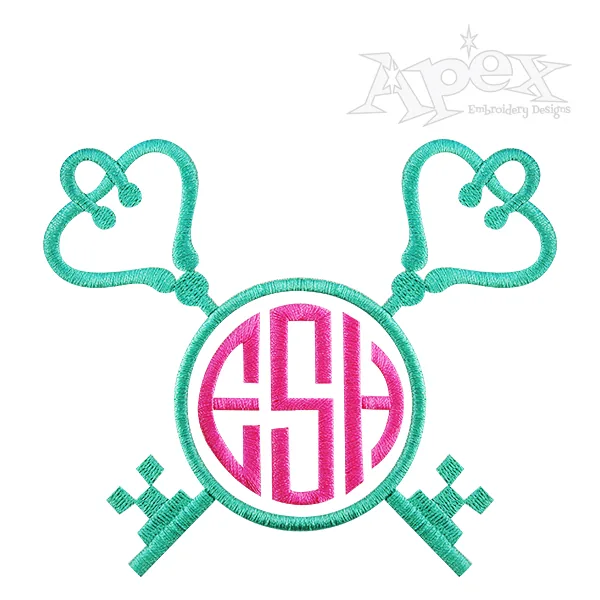 Key Monogram Frame