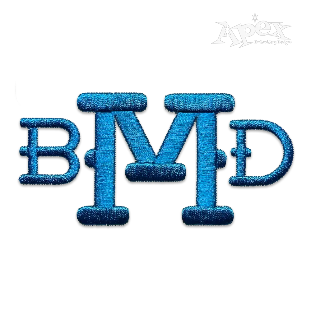 Kyle Slabs Serif Machine Embroidery Font 