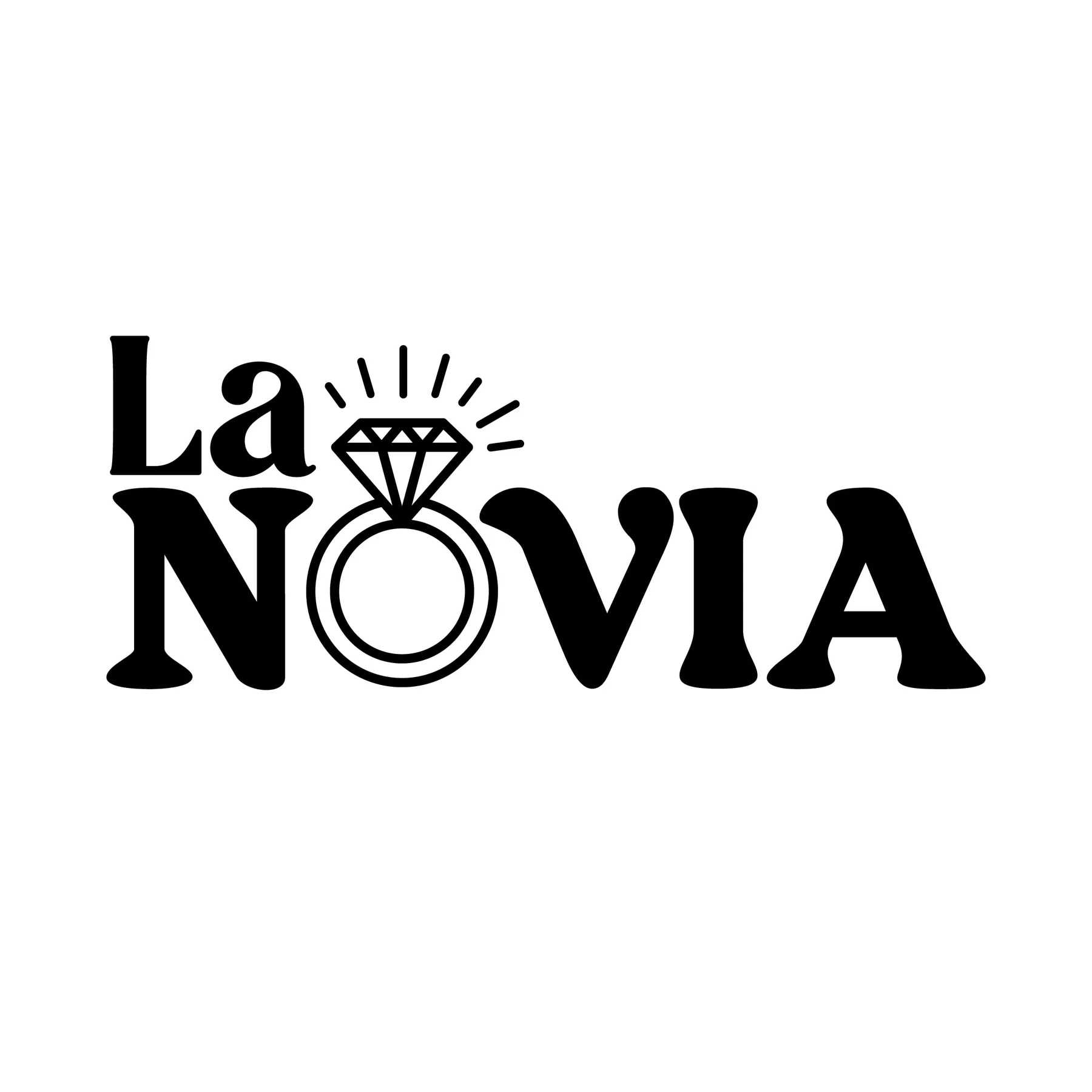 La Novia SVG Wedding Ring Band Cuttable Design