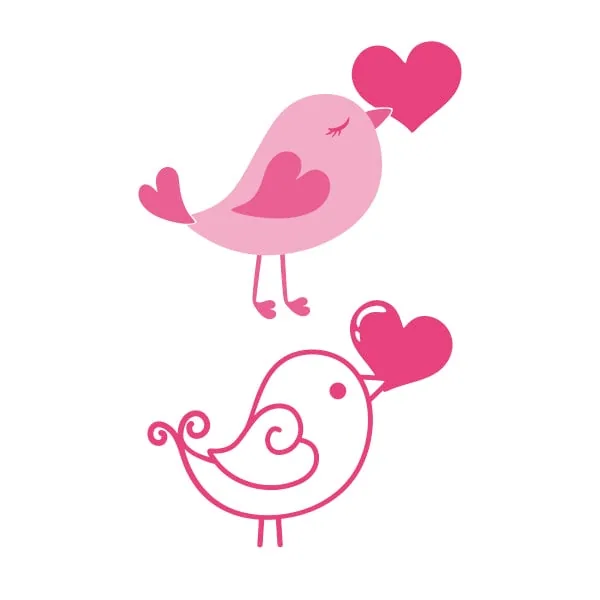 Love Bird Cuttable Design