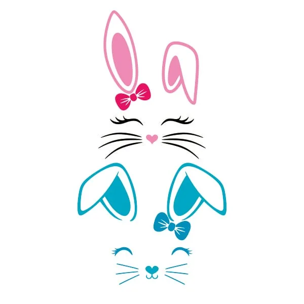 Lovely Bunny Rabbit SVG Cuttable Design