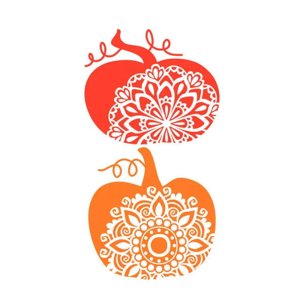 Mandala Pumpkin SVG Cuttable Design