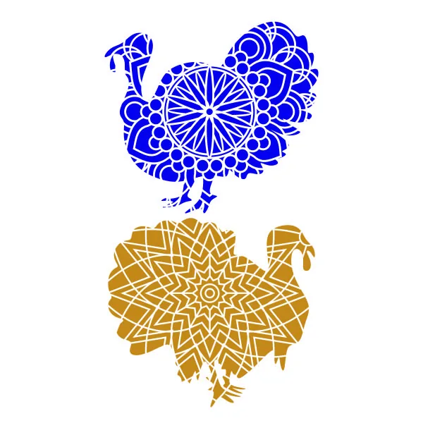 Mandala Turkey SVG Cuttable Design