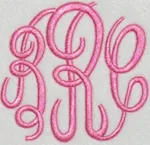 Master Circle embroidery font