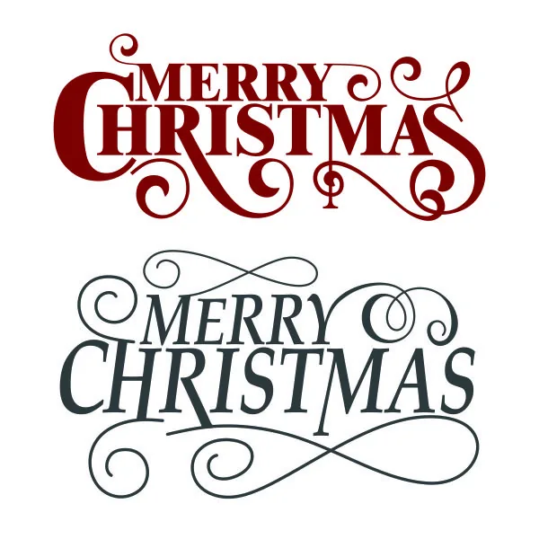 Merry Christmas Cuttable Design