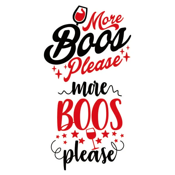 More Boos Please SVG Cuttable Design