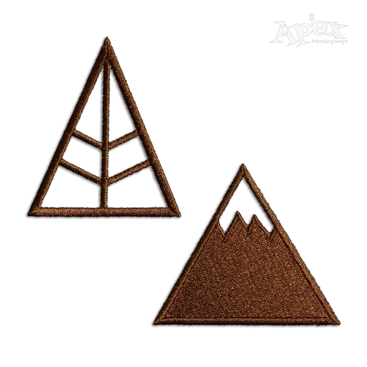 Mountains Machine Embroidery Designs by Apex