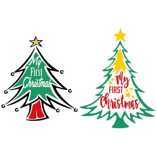 My First Christmas Embroidery Design
