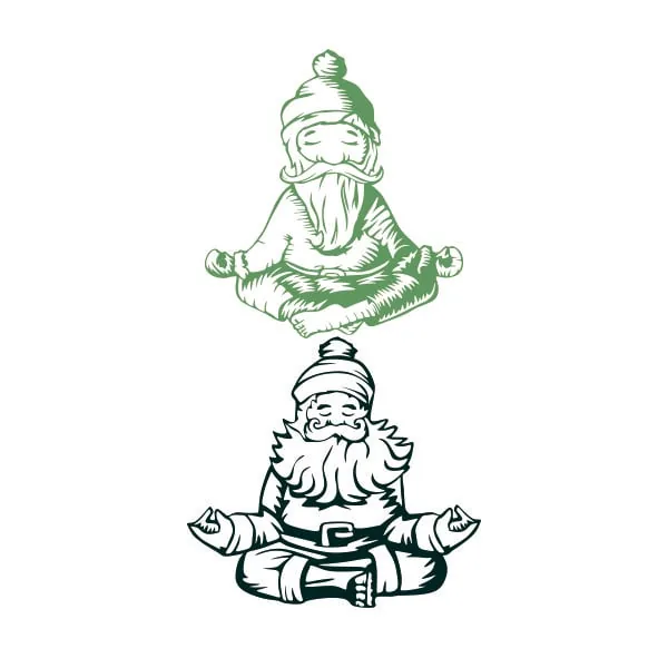 Nama-Sleigh Santa Claus SVG Cuttable Design