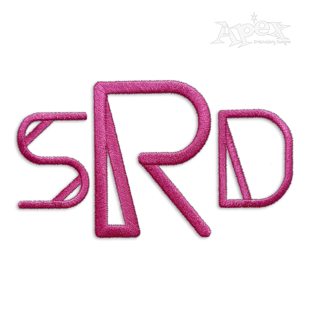 Neat Graphics Machine Embroidery Font Letters
