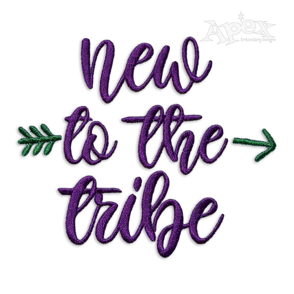 New to the Tribe Machine Embroidery Design