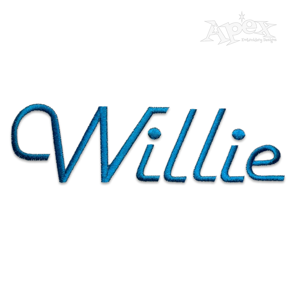 Nifty Fifties Machine Embroidery Font