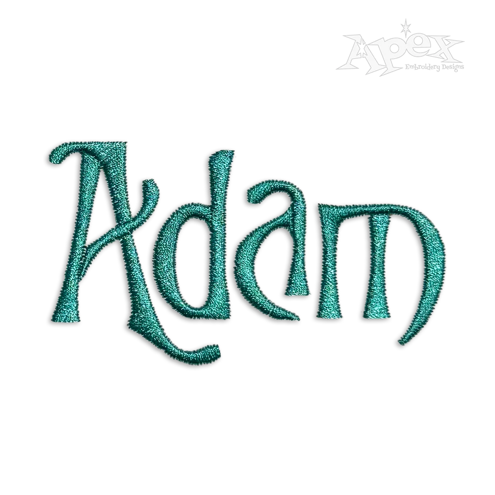 The Nightmare Before Christmas Embroidery Font