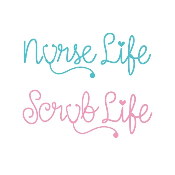 Nurse Life SVG Cuttable Design