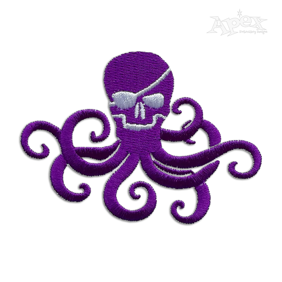 Octopus Pirate Skull Ocean Beach Idea Machine Embroidery Designs
