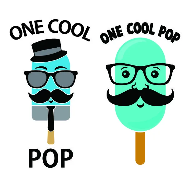 One Cool Pop SVG Cuttable Design