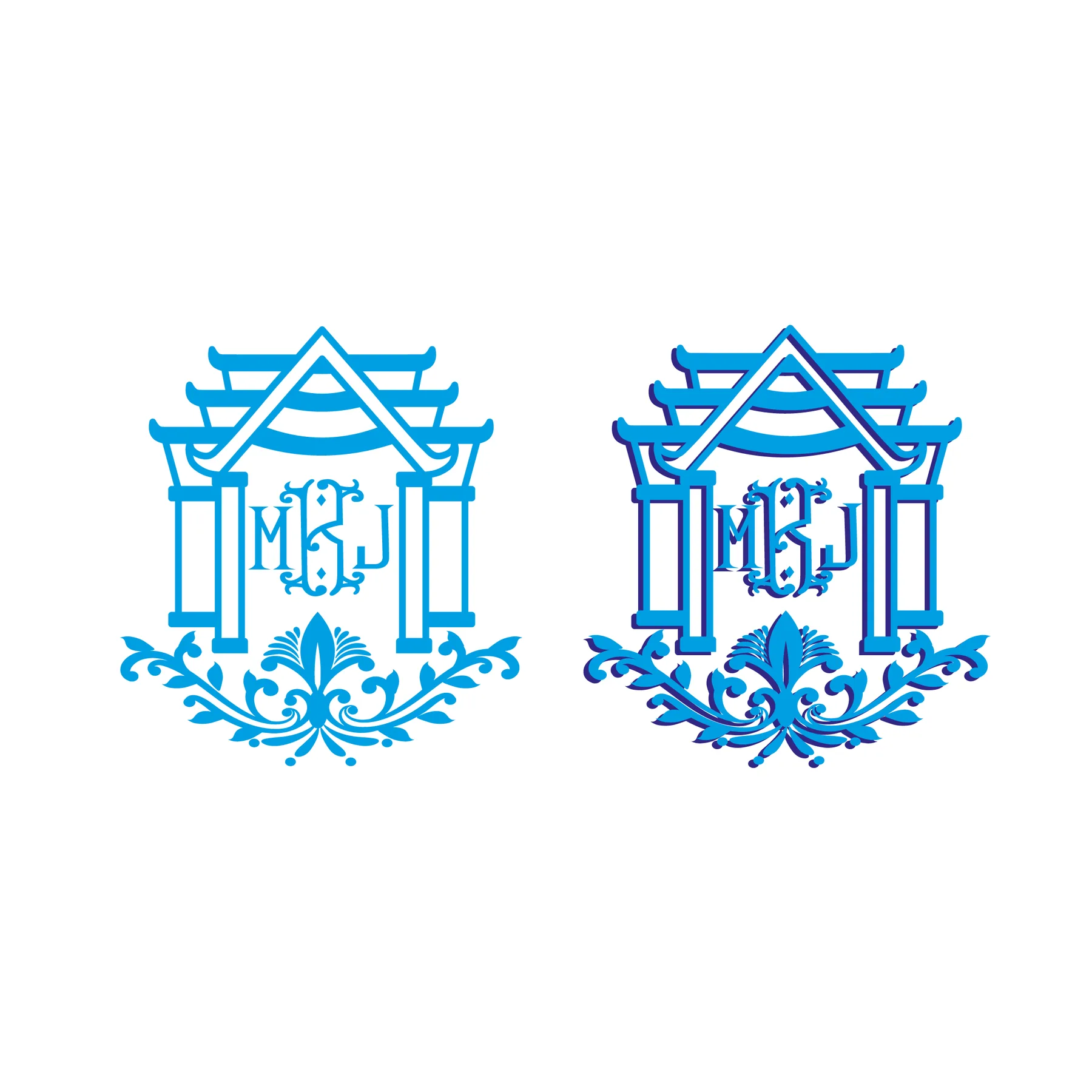 Pagoda Frame SVG