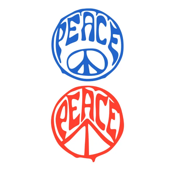 Peace Sign SVG Cuttable Design