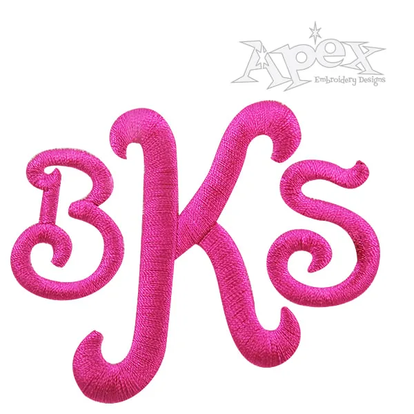 Peak Embroidery Fonts