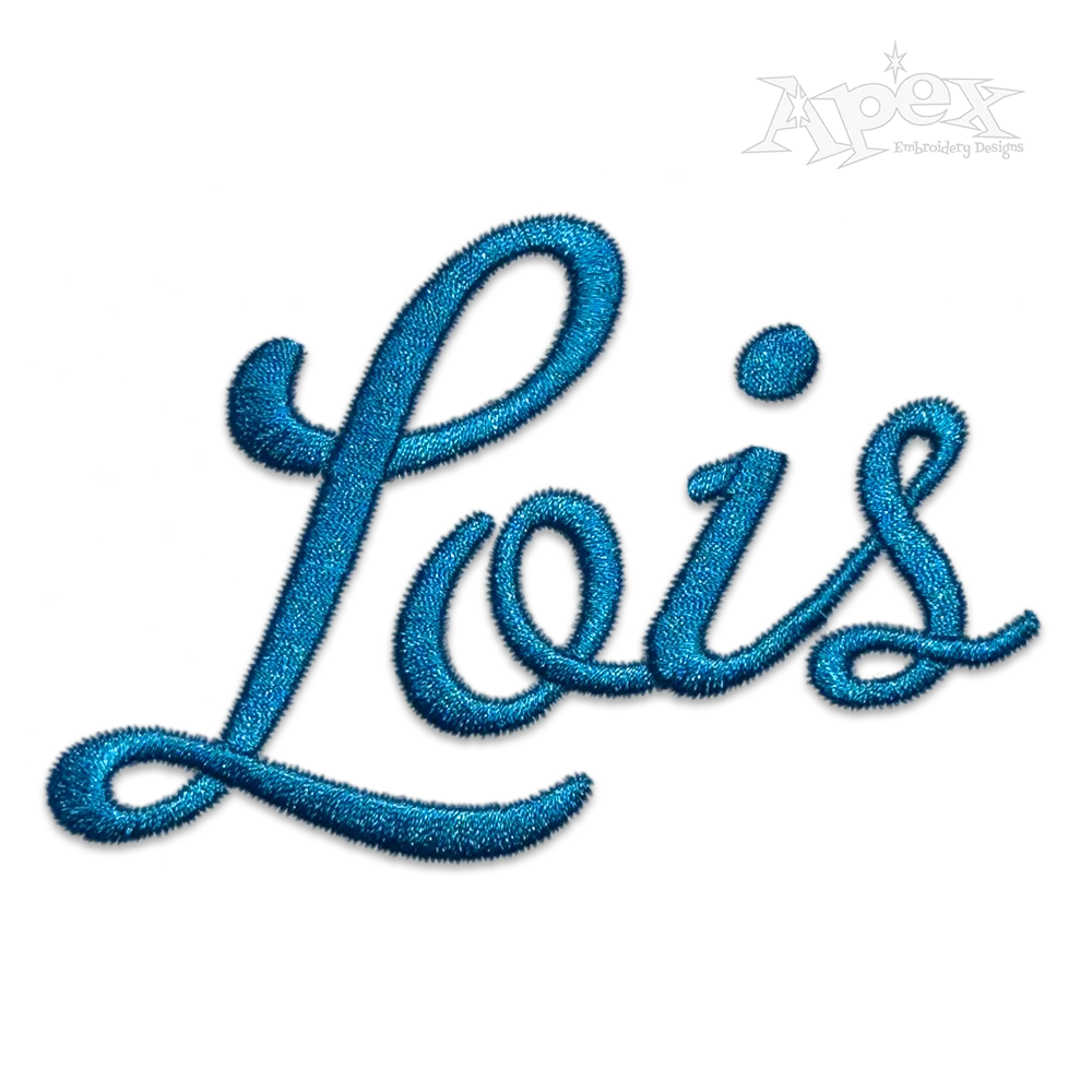 Pensacola Script Monogram Machine Embroidery Fonts Letters