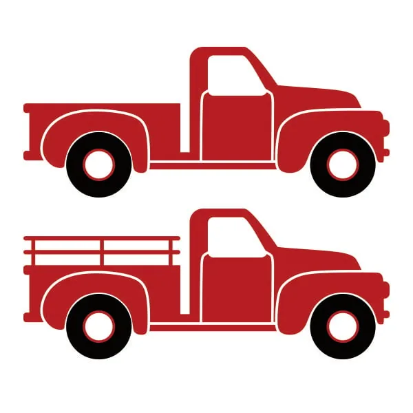 Pickup Truck SVG Cuttable Designs