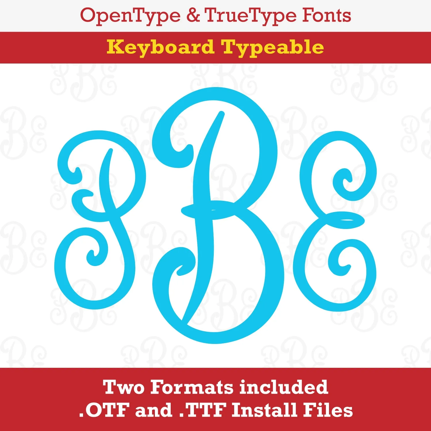 Pillow Monogram TrueType Font
