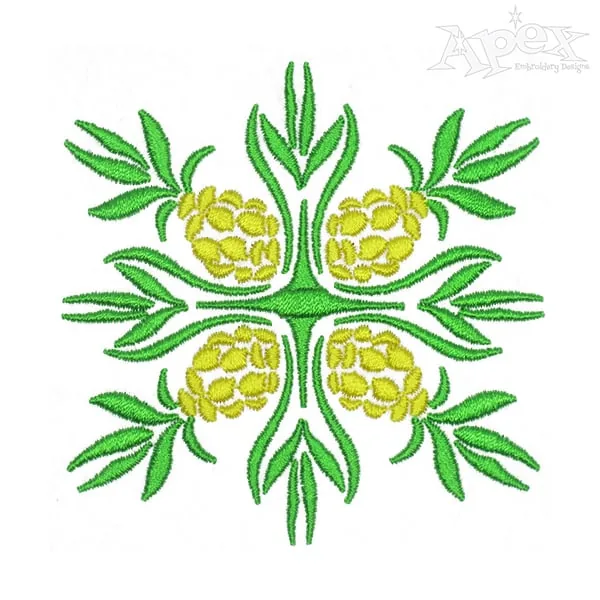 Pineapple Decor Embroidery Designs