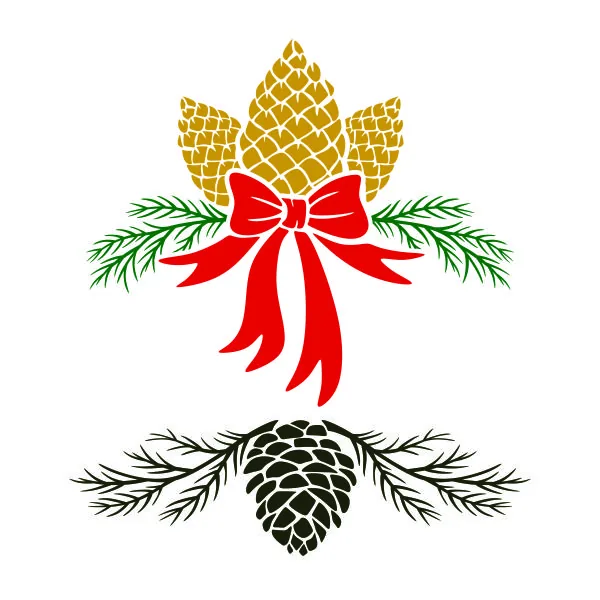Pine Cone SVG Cuttable Design